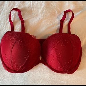 VICTORIA SECRET Red Push-Up Bra